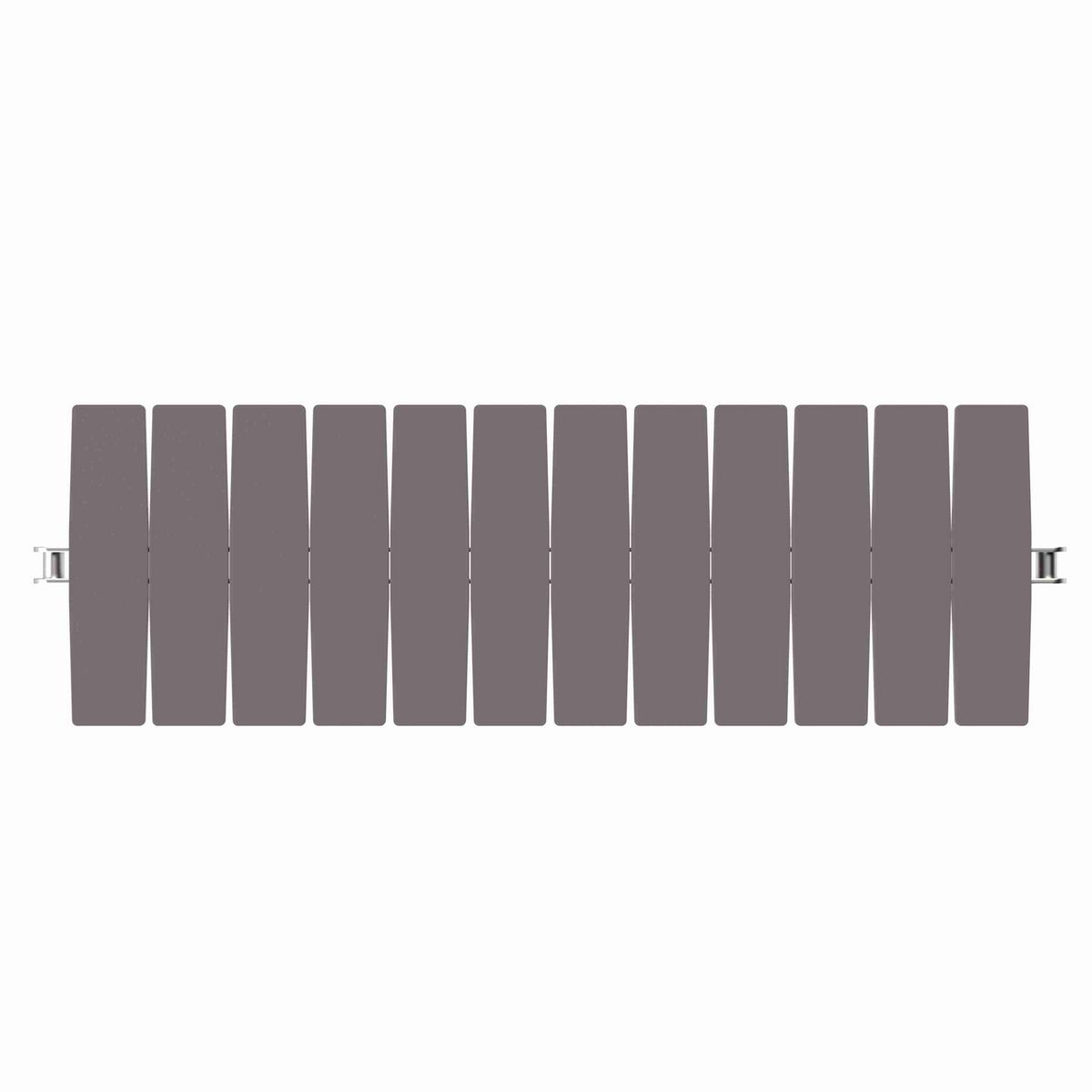 Rexnord 1873TAB Side-flexing Solid Top, Material: Brown High Performance, Width: 6in, Pitch: 1.5in - 81414073