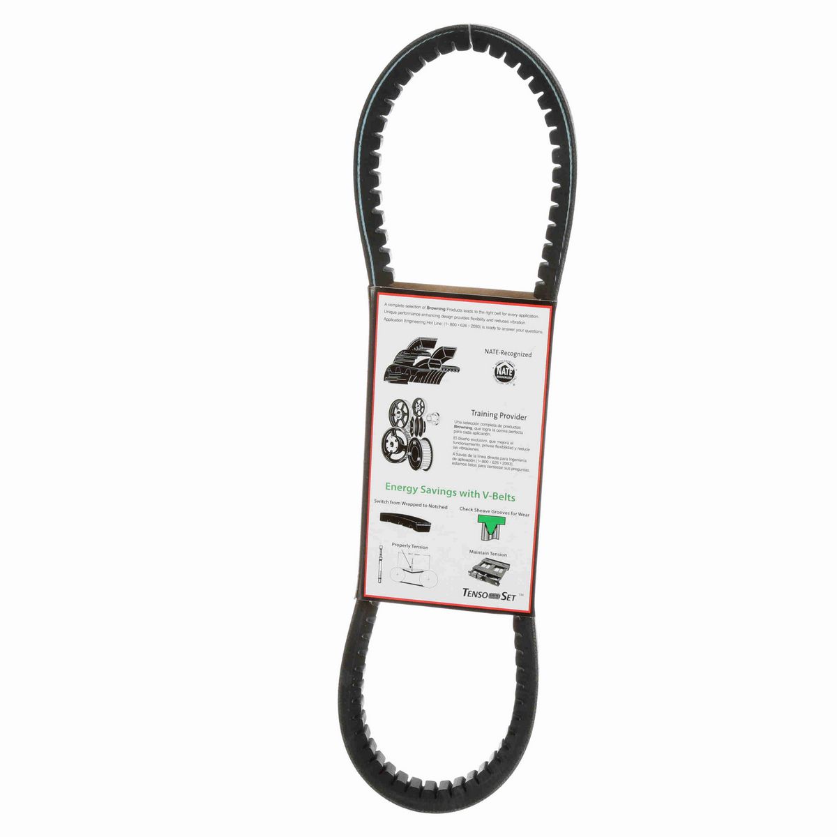 Browning EPDM Notched Belt 98% Efficient - BX31
