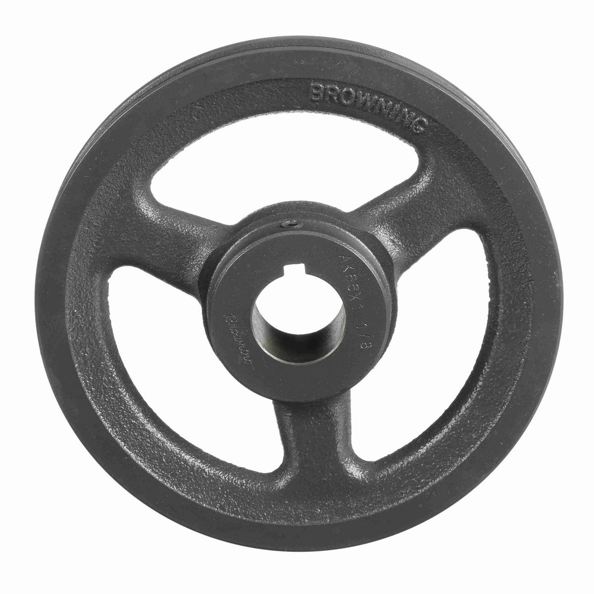 Browning 1 Groove Cast Iron FHP - Finished Bore Sheave - AK66X 1 1/8
