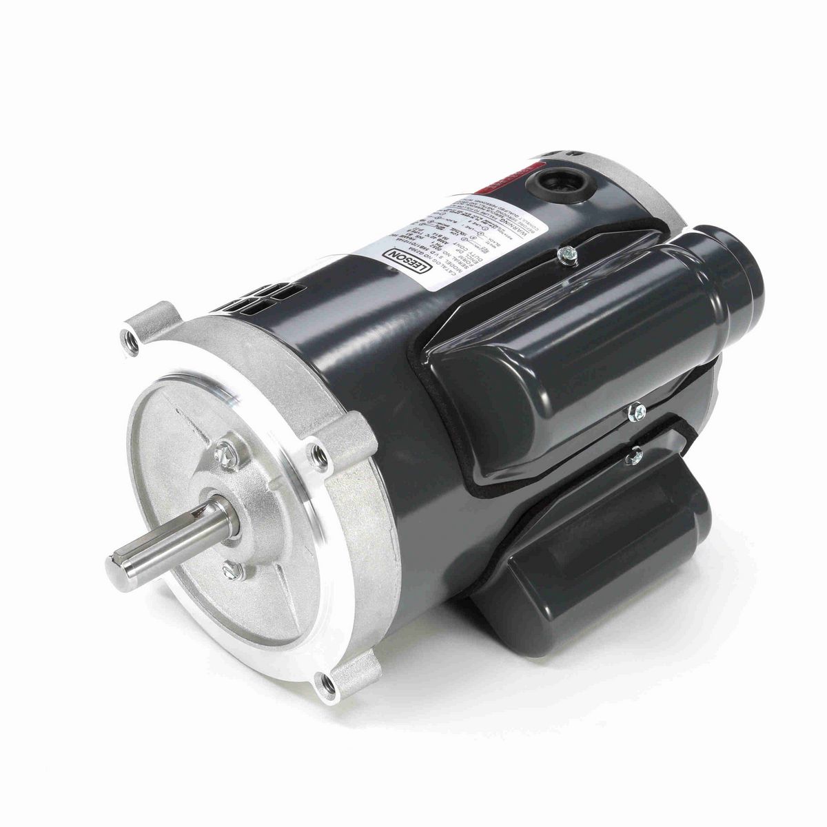 LEESON General Purpose Motor, 0.33 HP, 1 Ph, 60 Hz, 115/230 V, 1800 RPM, 56C Frame, DP - G230A