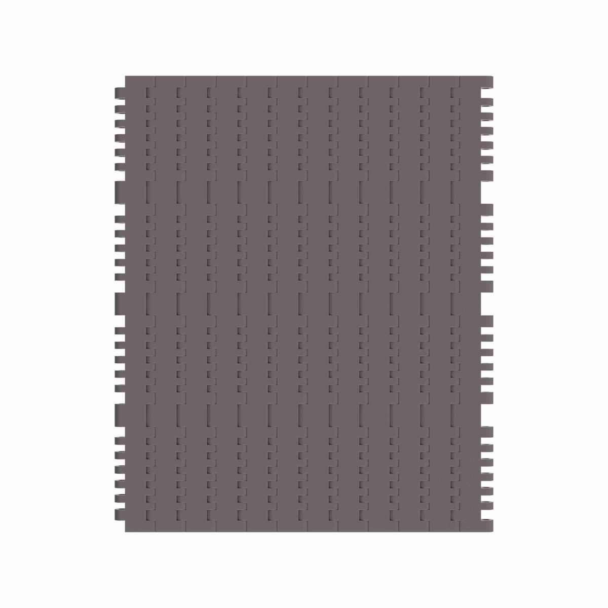 Rexnord 7705 Straight Running Solid Top, Material: Brown High Performance, Width: 15in, Pitch: 1in - 81416335