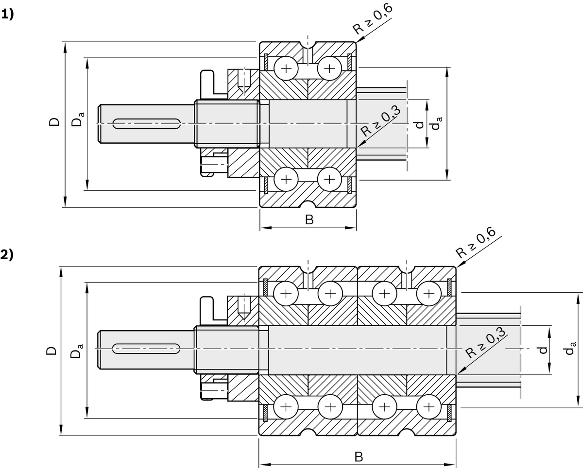 Подшипниковый узел Bosch Rexroth LAN-B-A 15 BG [R159A11501]