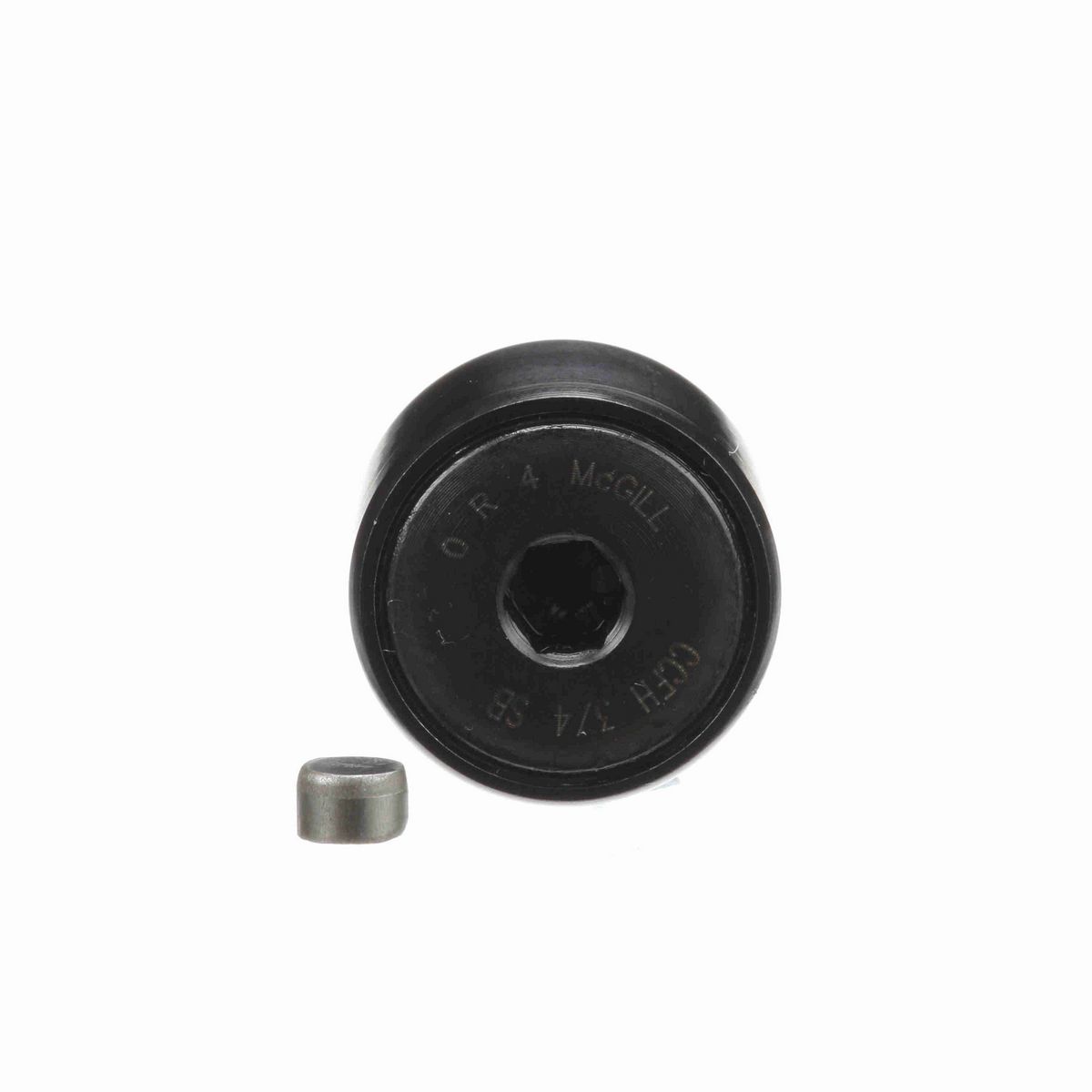 Опорный ролик с цапфой McGill Heavy Stud CAMROL CCFH 3/4 SB, бочкообразный, с уплотнением, с шестигранным отверстием, дюймовый