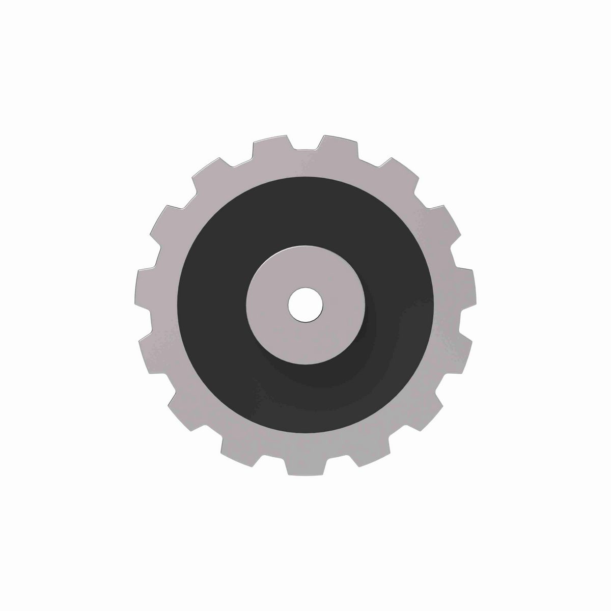 Rexnord 880 Series Solid One Piece Cast Iron Sprocket with 15 Teeth and a 3/4in Round Rough Stock Bore (RSB) - 401-210-2