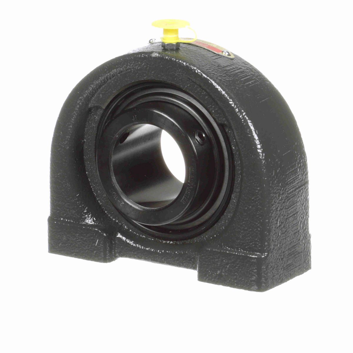 Sealmaster Mounted Cast Iron Tapped Base Pillow Block Ball Bearing - 52100 Bearing Steel, Black Oxided - Setscrew Lock - TB-26C