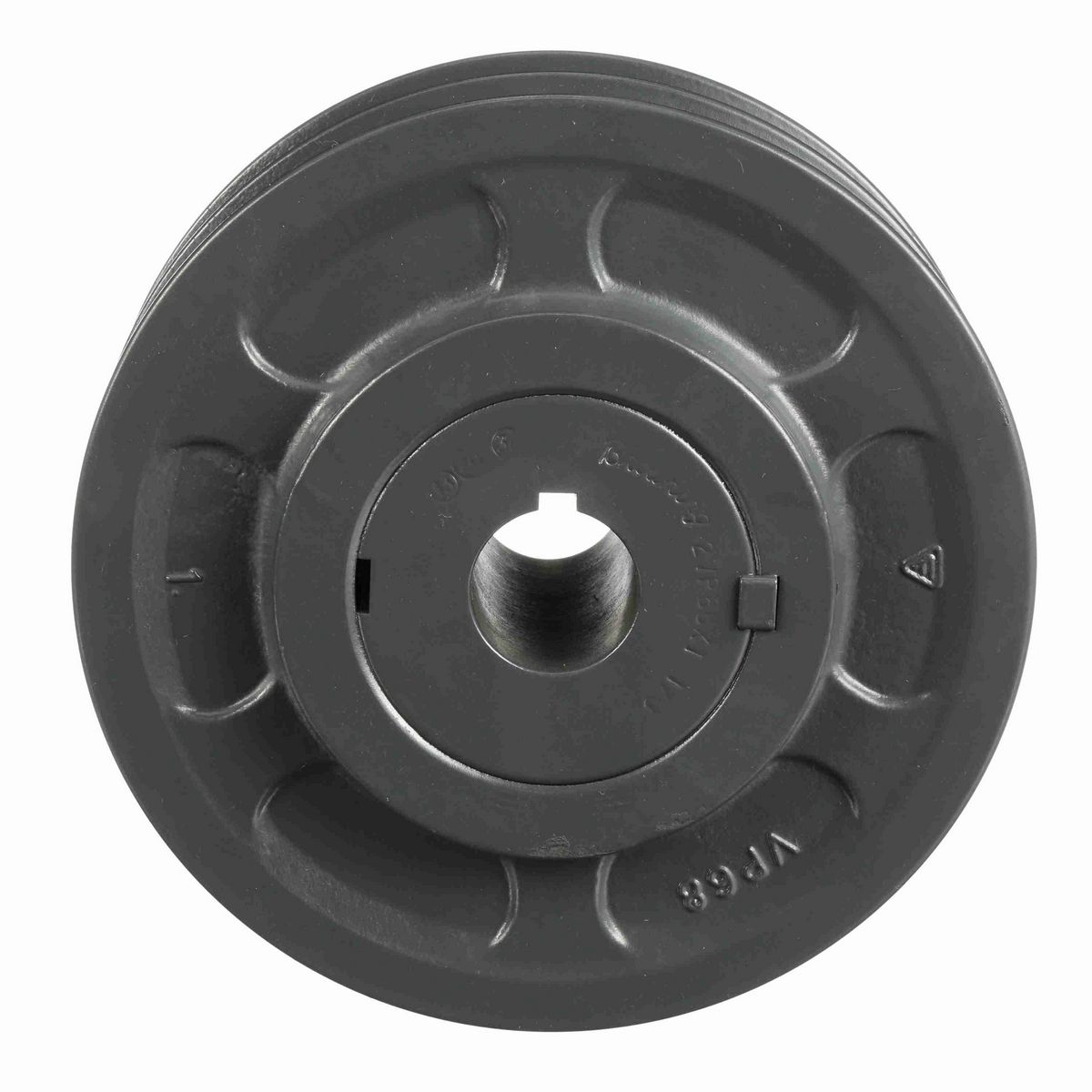 Browning 2 Groove Cast Iron Finish Bore FHP Variable Pitch Sheave - 2VP68X 1 1/8