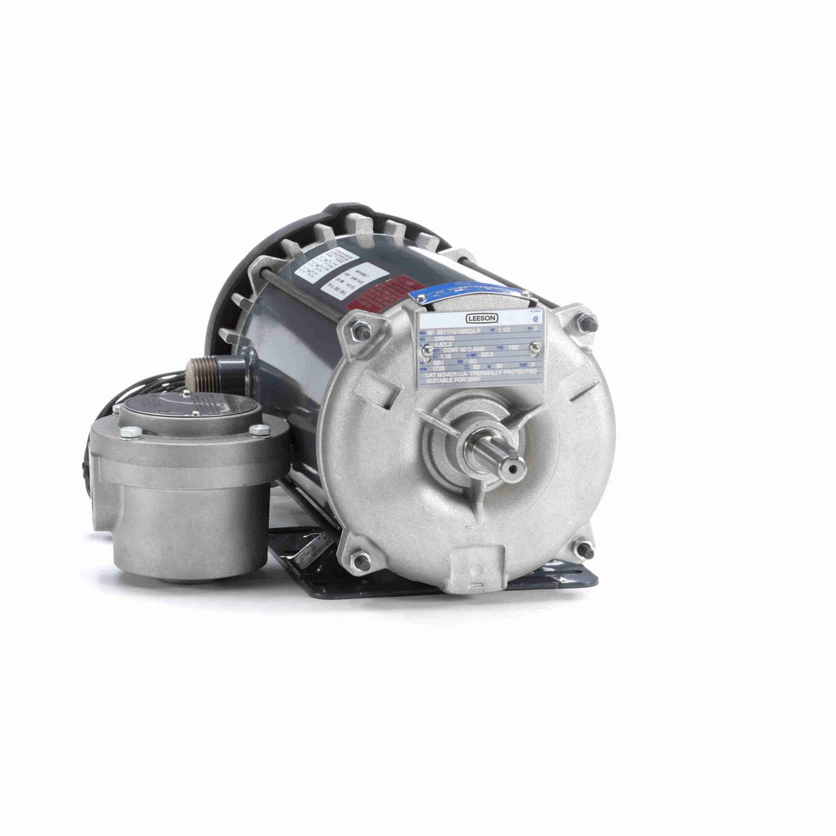 LEESON Explosion Proof Motor, 1.50 HP, 3 Ph, 60 Hz, 230/460 V, 1800 RPM, 56H Frame, EPFC - K2111A