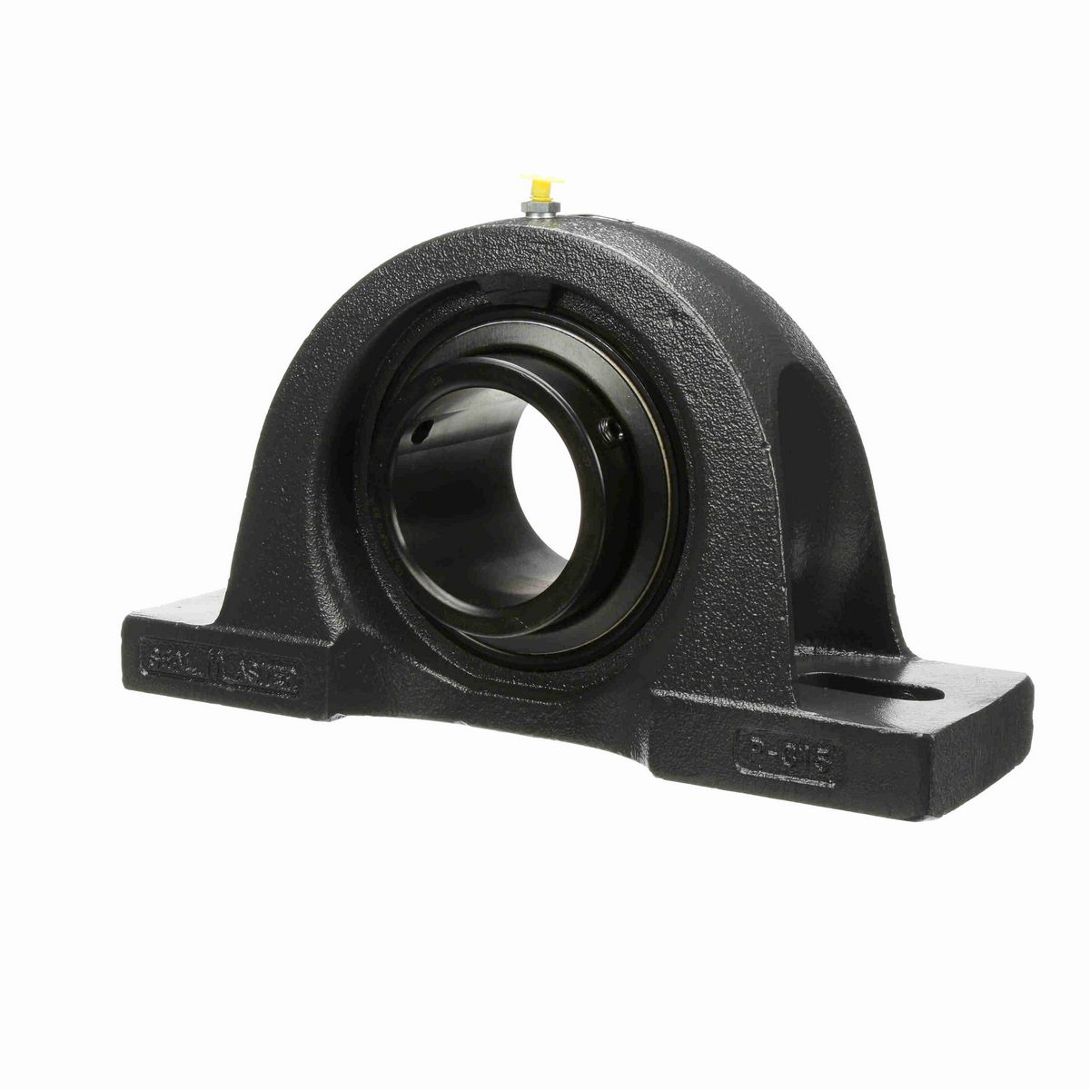 Sealmaster Mounted Cast Iron Two Bolt Pillow Block Ball Bearing - 52100 Bearing Steel, Black Oxided - Setscrew Lock - MP-55