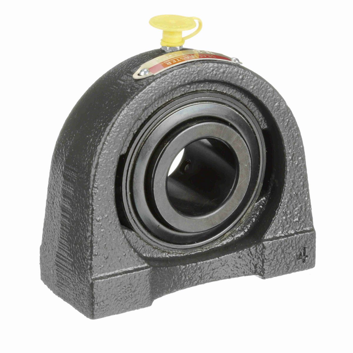 Sealmaster Mounted Cast Iron Tapped Base Pillow Block Ball Bearing - 52100 Bearing Steel, Black Oxided - Setscrew Lock - TB-20