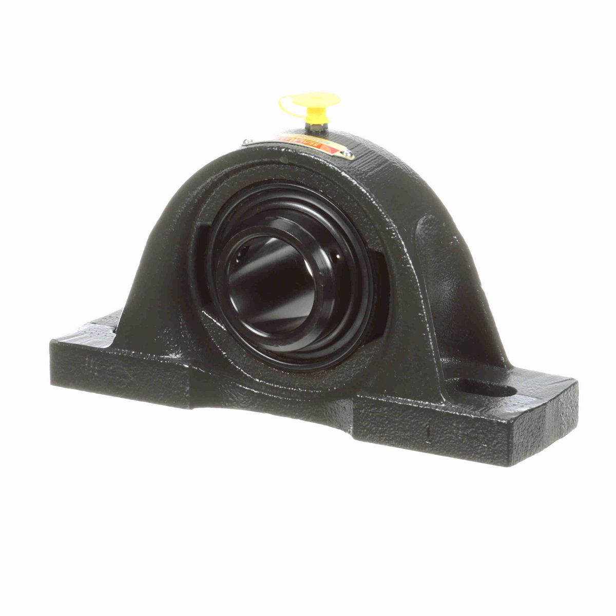 Sealmaster Mounted Cast Iron Two Bolt Pillow Block Ball Bearing - 52100 Bearing Steel, Black Oxided - Double Setscrew Lock - MPD-23C