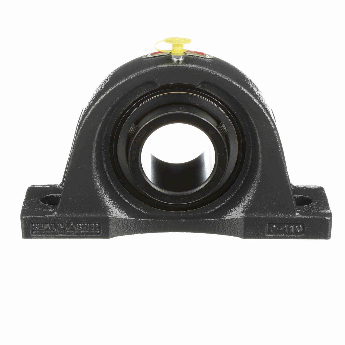 Sealmaster Mounted Cast Iron Two Bolt Low Base Pillow Block Ball Bearing - 52100 Bearing Steel, Black Oxided - Setscrew Lock - NPL-32