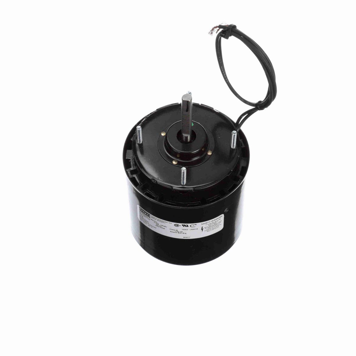 FASCO Fan and Blower Motor, 1/20 HP, 1 Ph, 60 Hz, 115 V, 1500 RPM, 1 Speed, 3.3" Diameter, TEFC - D226