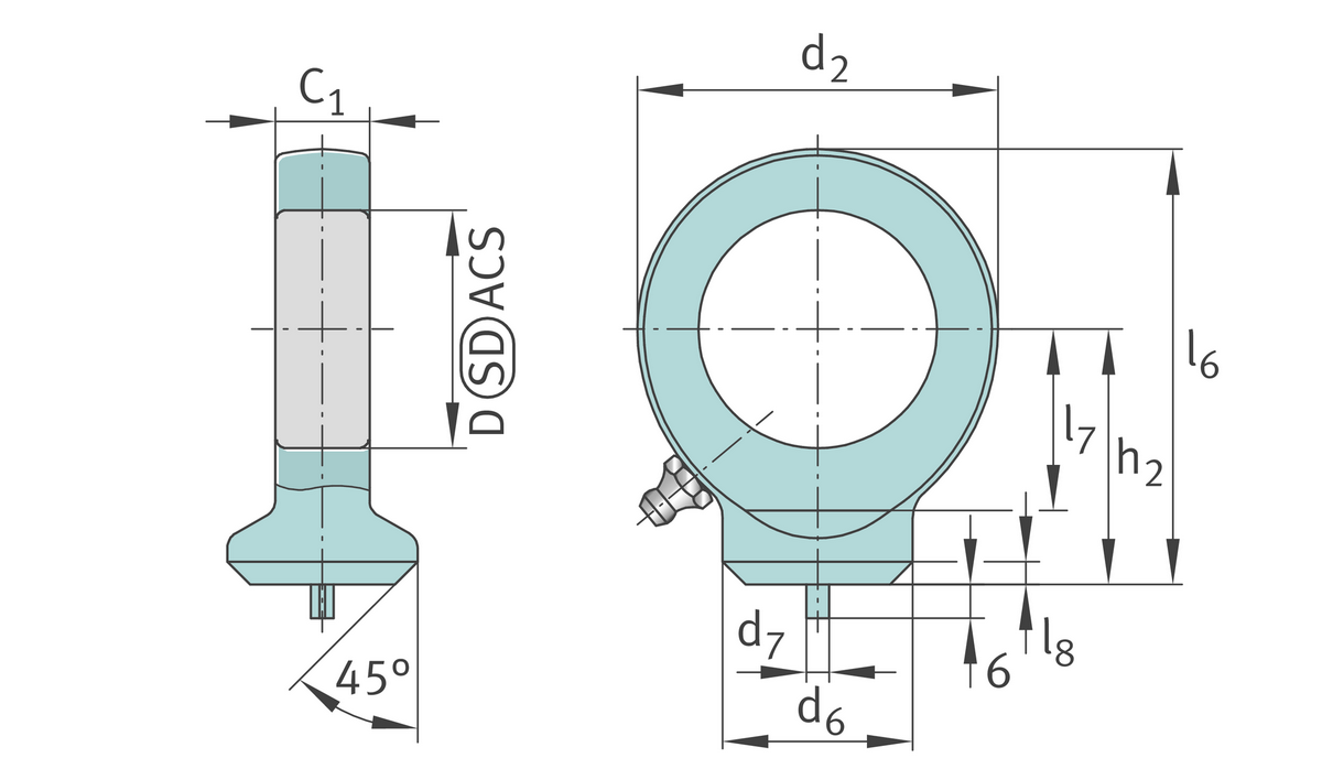Корпус шарнирной головки KO.GK20-0860