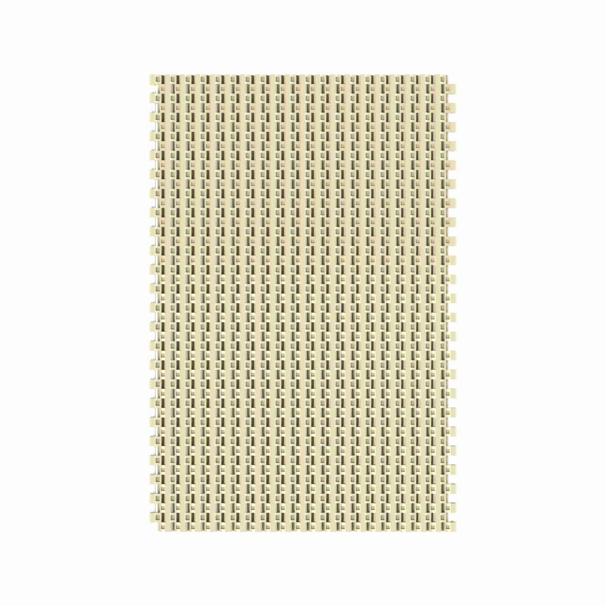 Rexnord 1505 RubberTop® Straight Running RubberTop®, Material: Beige High Temperature, Width: 15in, Pitch: 15mm - HTF1505-15