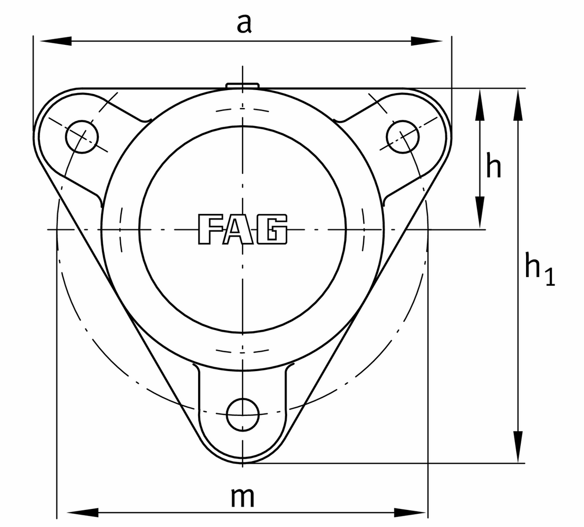 Фланцевый корпус FAG F513-A-L