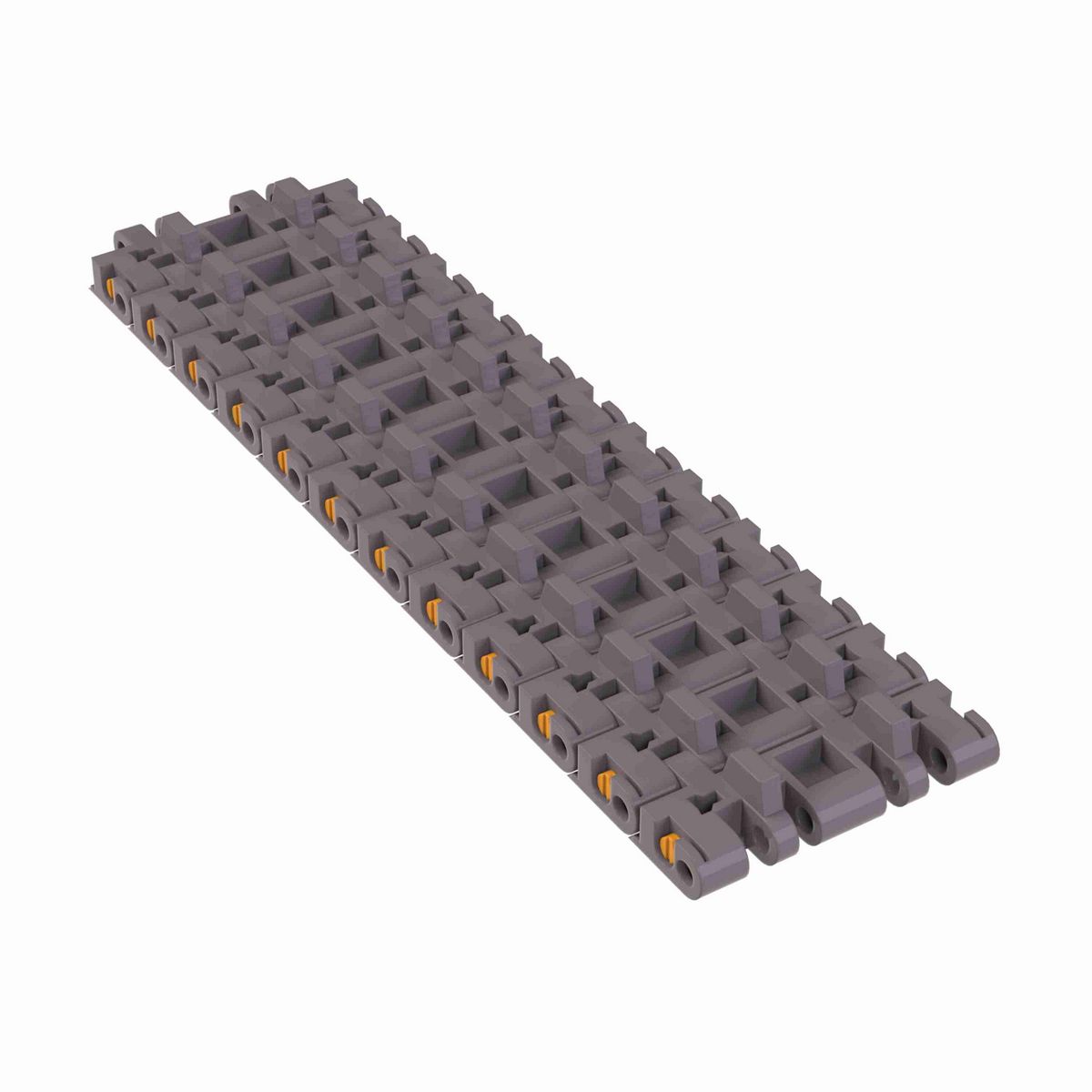 Rexnord 7705M Straight Running Solid Top, Material: Brown High Performance, Width: 84mm, Pitch: 1in - 81421631