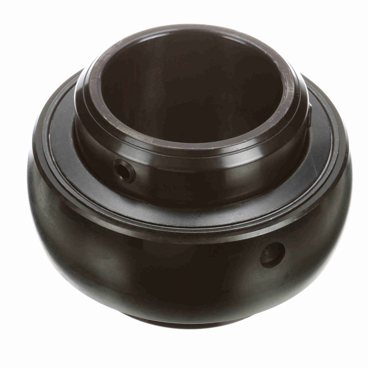 Sealmaster Mounted Insert Only Ball Bearing - 52100 Bearing Steel, Black Oxided - Double Setscrew Lock - 3-315D