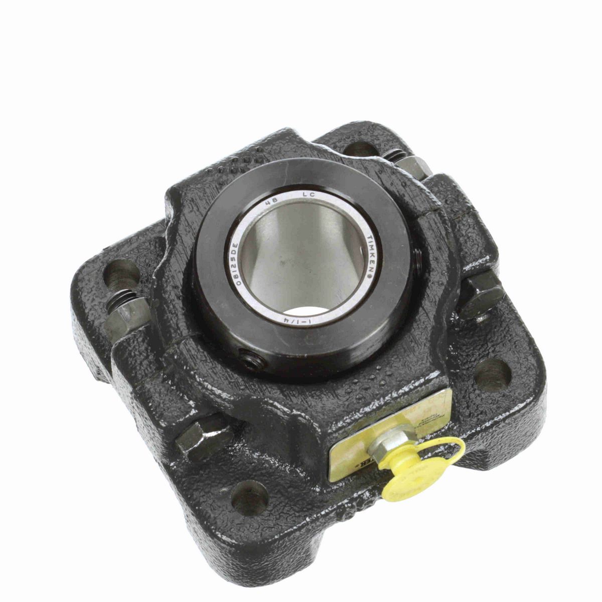 Sealmaster Mounted Cast Iron Four Bolt Flange Tapered Roller - 52100 Bearing Steel - Double Collar Mount Lock - RFB 104