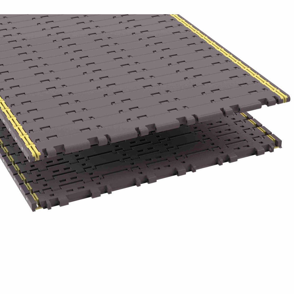 Rexnord 7956NT Side-flexing Flush Grid, Material: Brown High Performance, Width: 18in, Pitch: 1.25in - 81450721