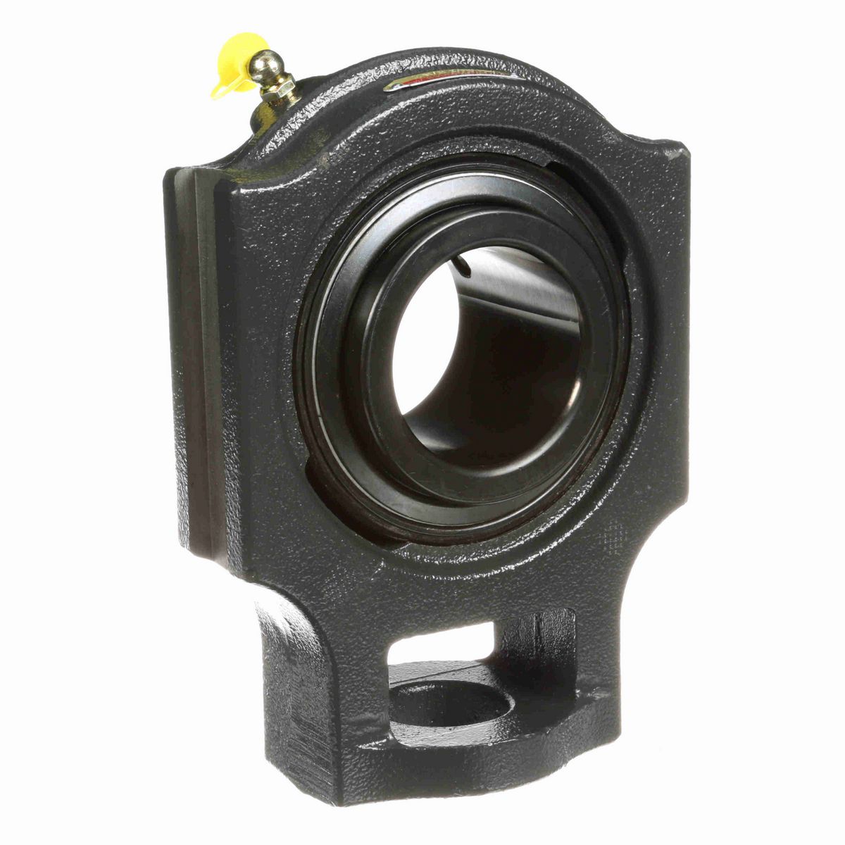 Sealmaster Mounted Cast Iron Wide Slot Take Up Ball Bearing - 52100 Bearing Steel, Black Oxided - Setscrew Lock - MST-43