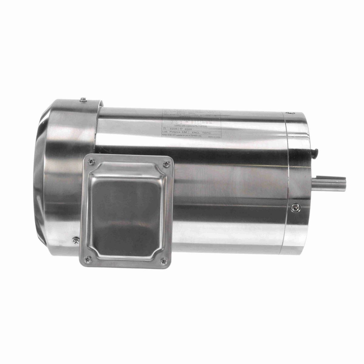 LEESON SST Duck™ General Purpose Motor, 1.50 & 1 HP, 3 Ph, 60 & 50 Hz, 230/460 & 190/380 V, 1800 & 1500 RPM, 56C Frame, TEFC - 191567.00